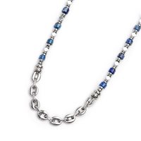 Collana Marlù Uomo in Acciaio Sodalite 30CO0001 - 30CO0001